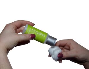 Detroit Commercial Photography - - Hand model applying Pimpless skin care product